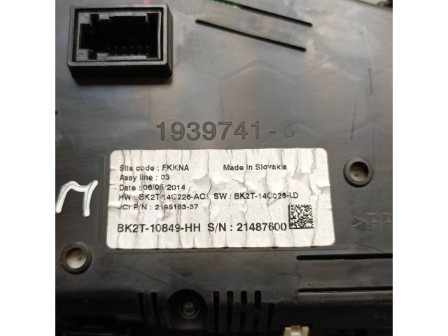 Přístrojová deska  Ford Transit Custom 2015 BK2T10849HH, 21487600  