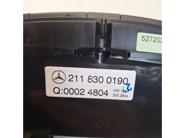 Блок управления климат-контролем 2118300190, 00024804   Mercedes-Benz E W211