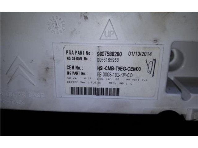 Přístrojová deska  Peugeot 308 2009 9807588280  