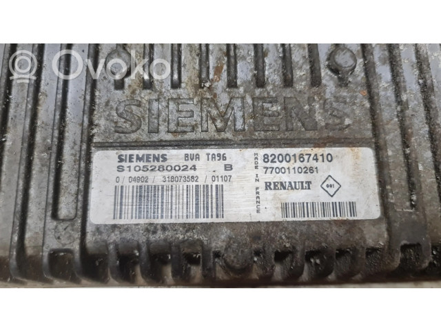 Блок управления коробкой передач 8200167410, S105280024   Renault Scenic I