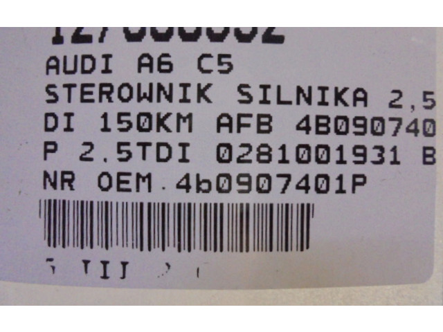 Řídící jednotka 4b0907401P, 4b0907401P   Audi A6 Allroad C5 1999