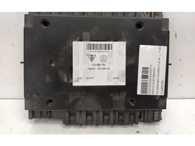 Блок управления двигателя 7L0959760   Volkswagen Touareg I