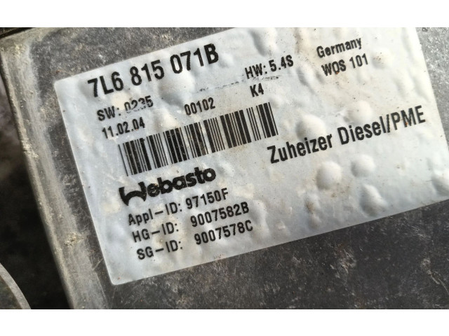 Вентилятор печки    7L6815071F, 7L6815071B   Volkswagen Touareg I