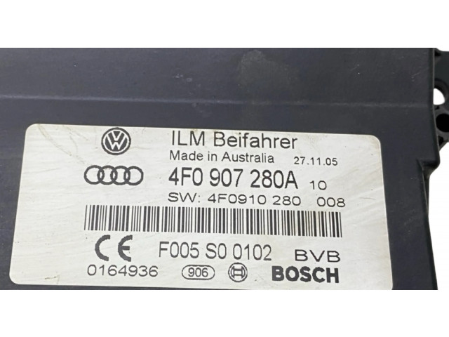 Блок управления 4F0907280A, 4F09102800   Audi A6 S6 C6 4F