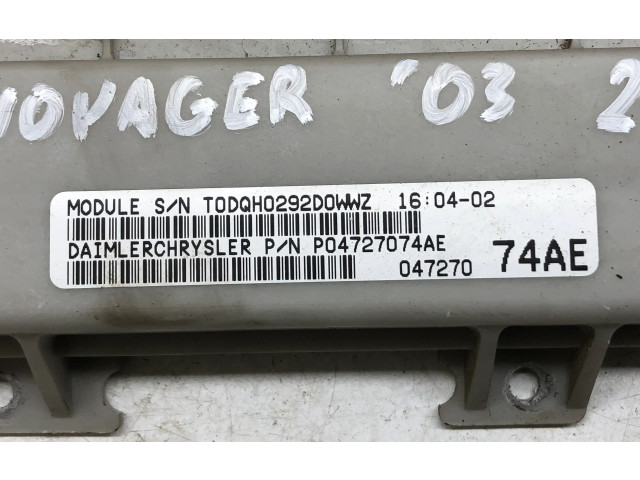 Блок комфорта P04727074AE, P04727074AE   Chrysler Grand Voyager IV   