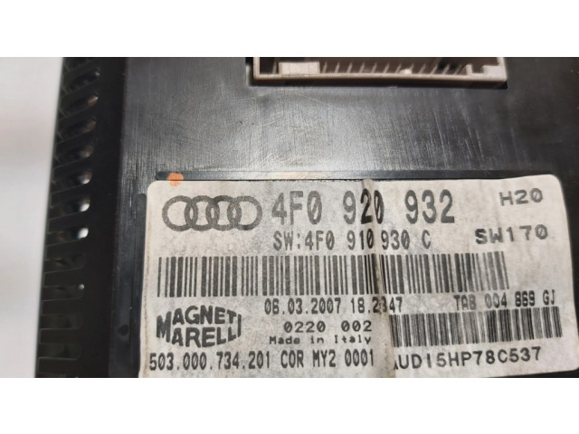 Панель приборов 4F0920932   Audi A6 Allroad C6       