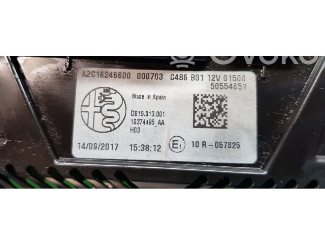 Přístrojová deska  Alfa Romeo Stelvio 2018 50554651, A2C16246600  