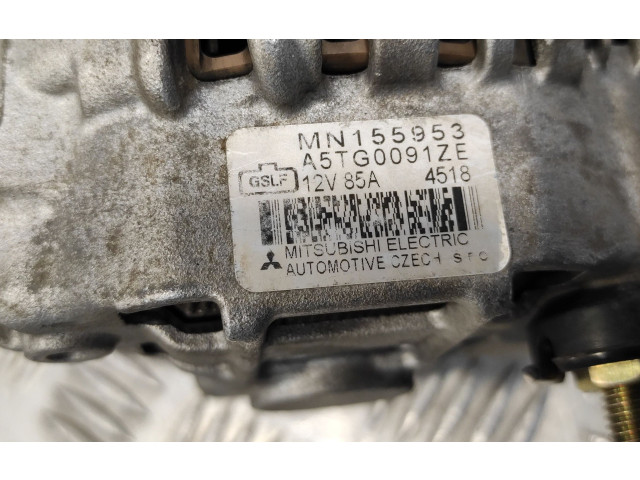 Генератор MN155953, A5TG0091ZE   Mitsubishi Colt      