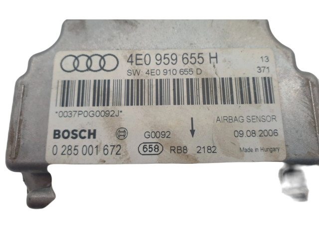 Блок подушек безопасности 4E0959655H, 4E0910655D   Audi A8 S8 D3 4E