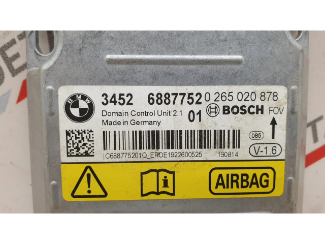 Блок подушек безопасности 6887752, 34526887752   BMW 2 F22 F23