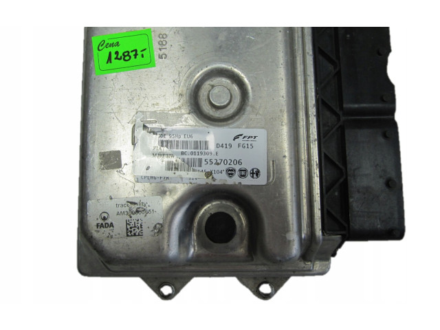 Блок управления двигателя 55270206, MJD9DFX1   Fiat 500L   