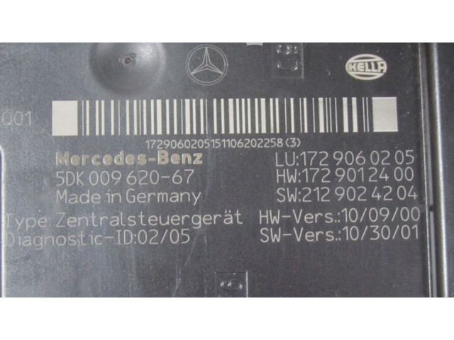 Řídící jednotka 1729060205   Mercedes-Benz SLK R172 2011