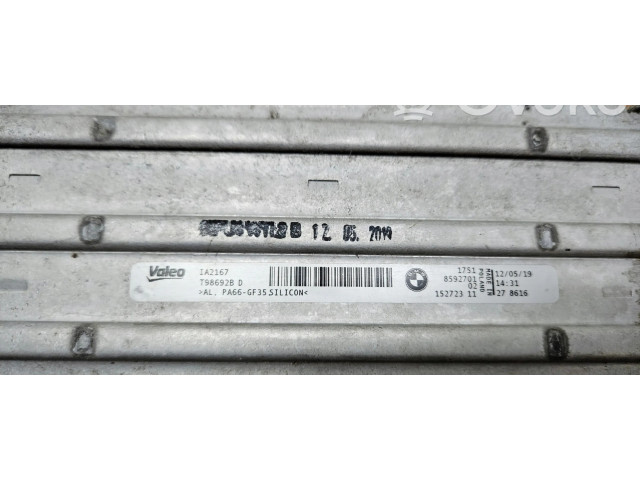 Радиатор интеркулера 8592701   BMW 3 G20 G21