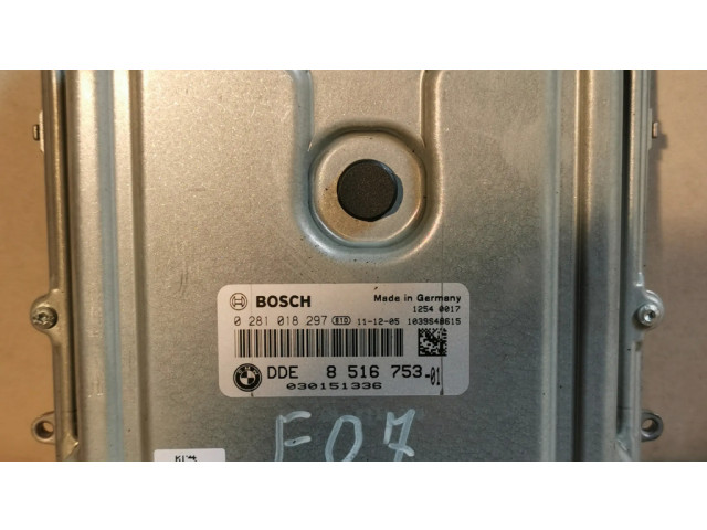 Řídící jednotka 8516753   BMW 5 GT F07 2012