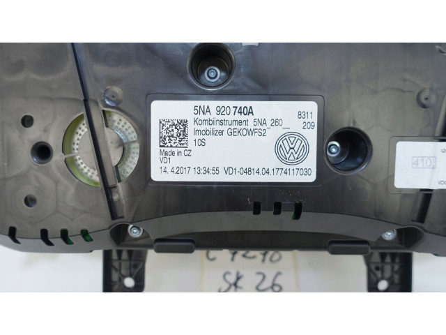 Панель приборов 5NA720740A, 5NA720740A   Volkswagen Tiguan       