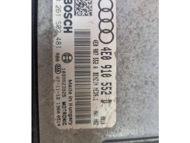 Řídící jednotka 4F0910552D, 4E0907552A   Audi A8 S8 D3 4E 2008
