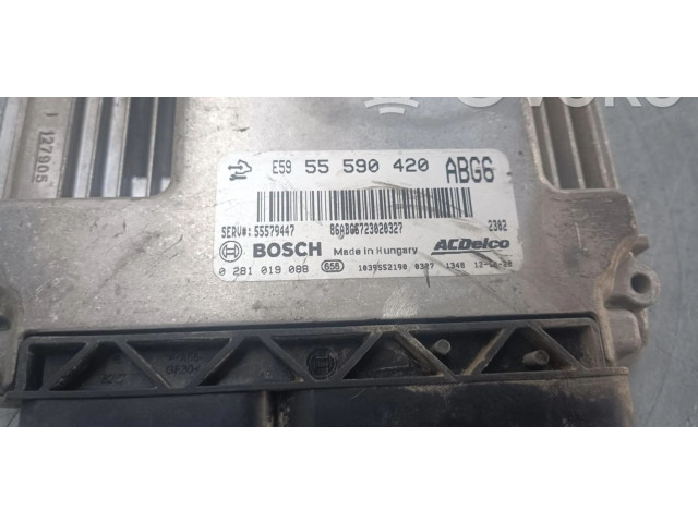 Блок управления двигателем Блок управления 0281019008   Opel Zafira C