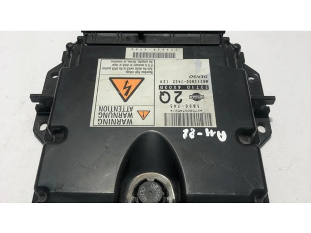 Řídící jednotka MB2758007452, 237104X03B   Nissan Navara D40 2008