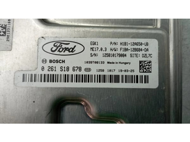 Блок управления двигателя H1B112A650UB   Ford Fiesta