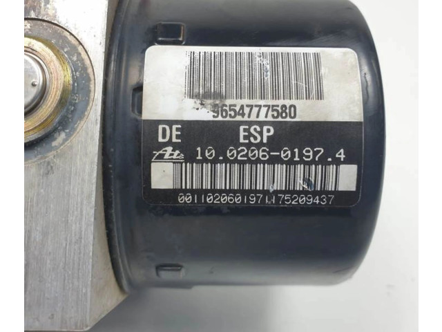 Jednotka ABS 9654777580, 10096011543   Peugeot 1007 2005