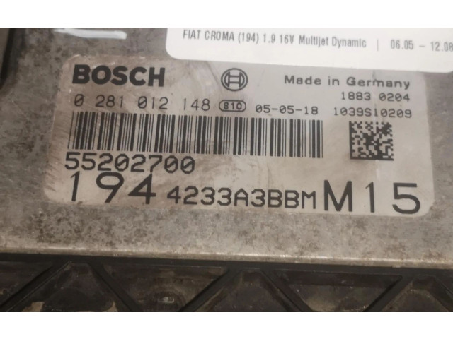 Řídící jednotka SLV55202700   Fiat Croma 