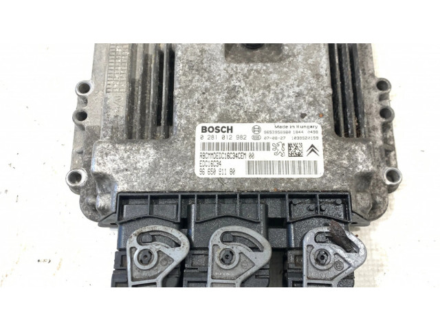 Řídící jednotka 9665091180, 0281012982   Citroen Jumpy 2012
