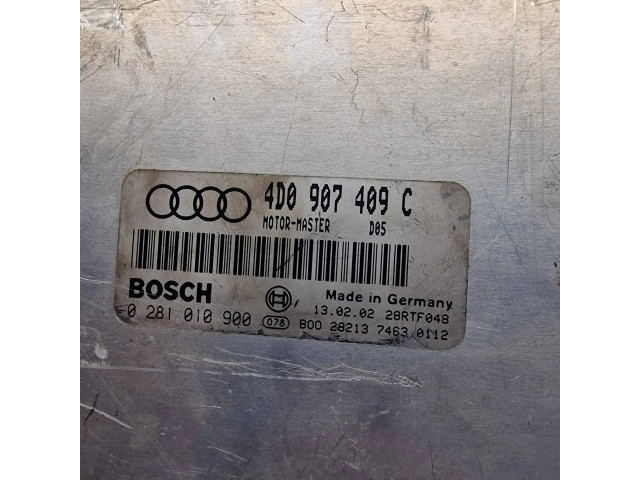 Блок управления двигателя 4D0907409C, 28RTF048   Audi A8 S8 D2 4D