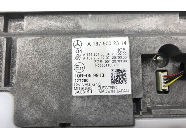 Přístrojová deska  Mercedes-Benz GLE W167 2022 A1679002314, A1679021707  