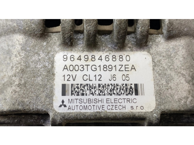 Генератор A003TG1891ZEA, 9649846880   Citroen C4 I 2.0     