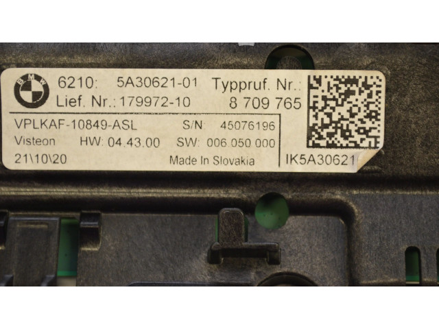 Přístrojová deska  BMW 3 G20 G21 2020 5A30621, 5A69552  