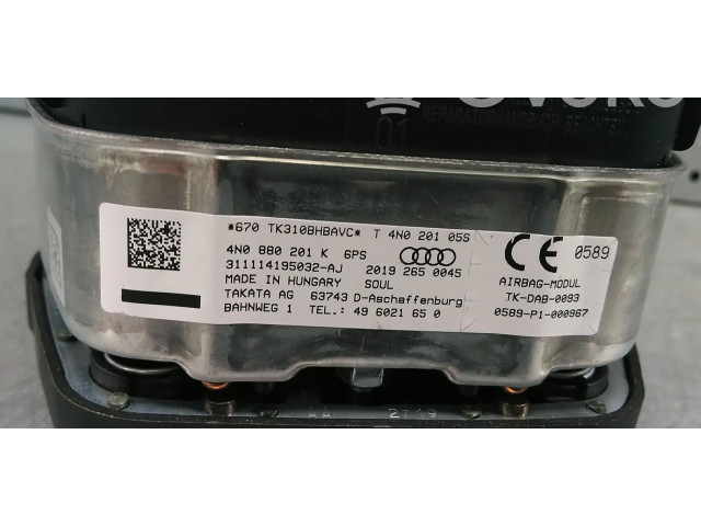 Подушка безопасности водителя 4N0880201K, 4N0880201M   Audi e-tron