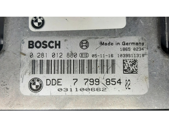 Řídící jednotka 7799854, 0281012880   BMW 1 E81 E87 2007