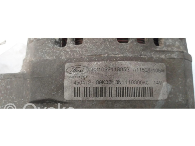 Генератор 3N1110300AC, ALTERNADOR   Ford Focus C-MAX 1.6     