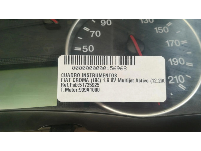 Přístrojová deska  Fiat Croma  51735925, CUADROINSTRUMENTOS  