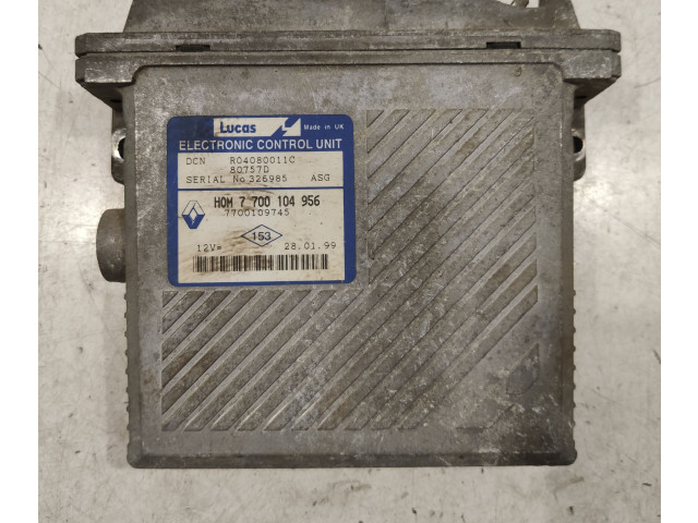 Блок управления двигателем Блок управления 7700104956, R04080011C   Renault Scenic I