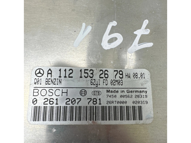 Блок управления двигателя A1121532679, 26RT0000   Mercedes-Benz CLK A209 C209