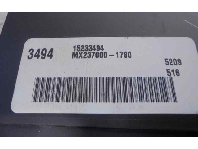 Блок управления климат-контролем 15233494   Cadillac SRX
