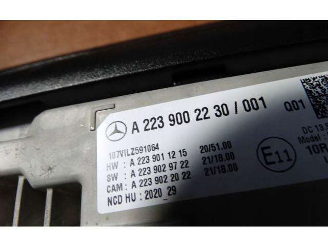 Přístrojová deska  Mercedes-Benz S W223 2021 A2239002230  