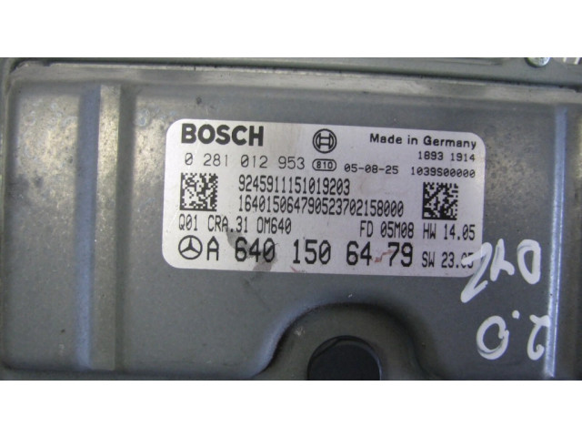 Řídící jednotka A6401506479   Mercedes-Benz A W169 2006