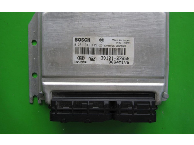 Řídící jednotka 39101-27950, 0281011115   Hyundai Santa Fe 2003