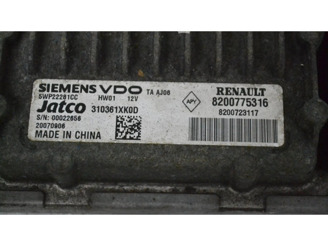 Блок управления коробкой передач 8200723117   Renault Laguna III