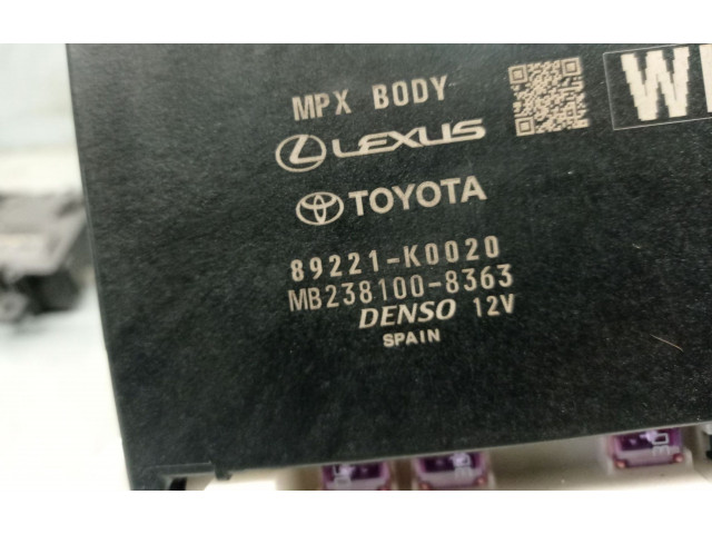 Блок управления 89221K0020, MB2381008363DENSO   Toyota Yaris