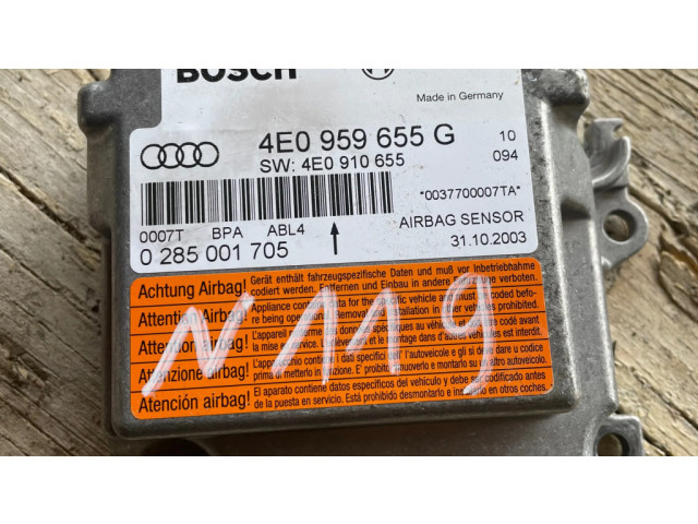 Блок подушек безопасности 4E0959655G, 4E0910655   Audi A8 S8 D3 4E