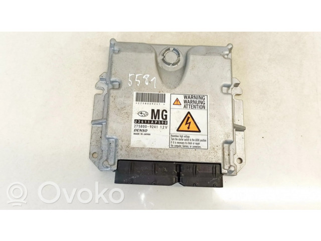 Блок управления двигателя 22611ap590, 2458009241  2758009241   Subaru Outback