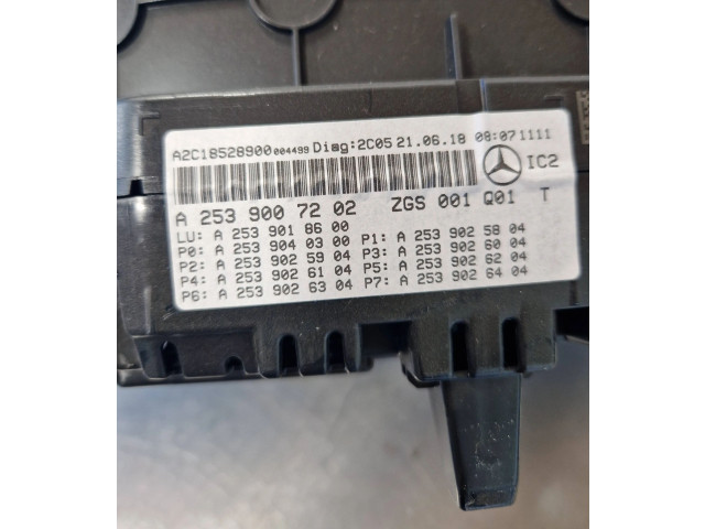 Панель приборов A2539007202, A2539018600   Mercedes-Benz GLC X253 C253       