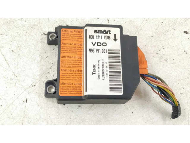 Блок подушек безопасности 0001211V008, 993791001   Smart ForTwo II