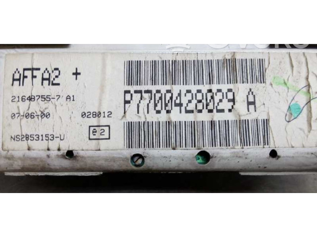 Турбина Экран дисплея вверх Renault Laguna I  P70700428029A   для двигателя F9Q B7      