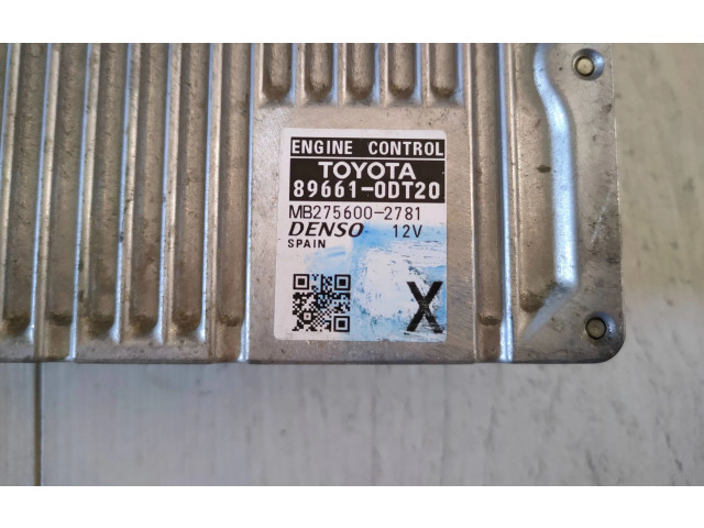 Блок управления двигателем Блок управления 89661-0DT20, 896610DT20   Toyota Yaris