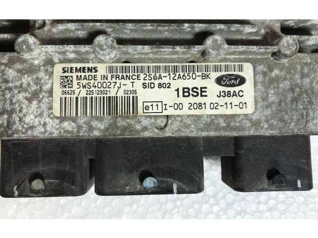 Блок управления двигателя 2S6A-12A650-BK, 2S6A-12A650-BK   Ford Fusion