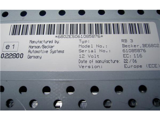 Дисплей    be6802   Jeep Cherokee III KJ
